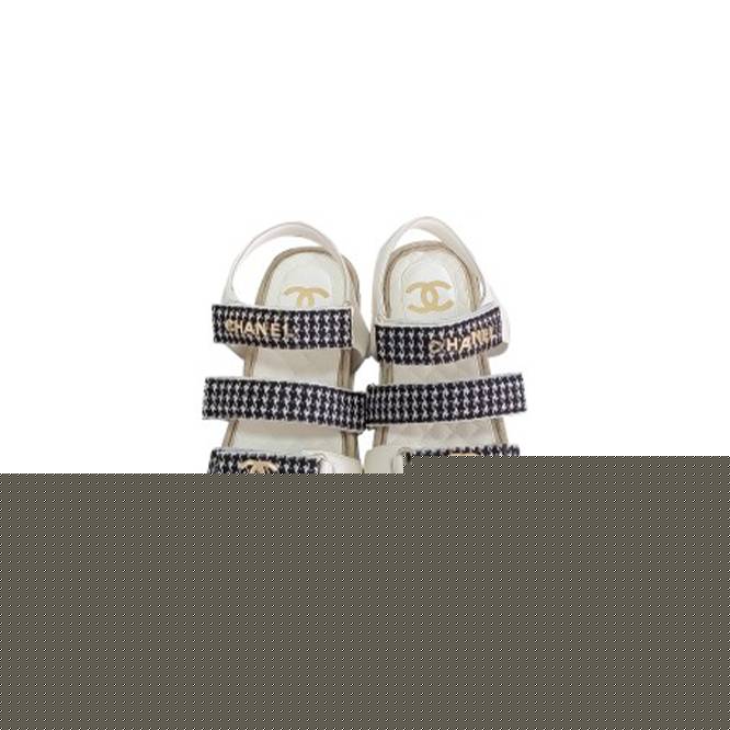 Ch*el   sandals hemp rope sole sheepskin 2022 new style